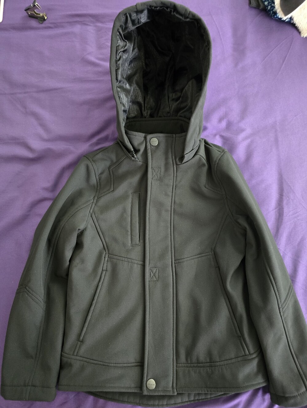 (NWT) Urban Republic Zip Off Hood Soft Shell Jacket (8-Small) - Picture 2 of 12